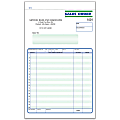 Custom Carbonless Business Forms, Pre-Formatted, Sales Order Forms, Ruled, 5 1/2” x 8 1/2”, 2-Part, Box Of 250