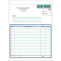 Custom Carbonless Business Forms, Pre-Formatted, Sales Order Forms, Ruled, 8 1/2” x 11”, 3-Part, Box Of 250