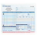 Custom Carbon Pre-Formatted, Auto Repair Order Forms, 8-1/2” x 7”, 3-Part, Box of 250