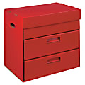 Classroom Keepers Tool Box - External Dimensions: 19.5" Width x 13.5" Depth x 20" Height - Media Size Supported: 12" x 18" - Red - For Scissors, Pencil, Glue Bottle - Recycled - 1 Each 1 thumbnail image