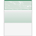 DocuGard High Security Green Marble Business Checks with 11 Features to Prevent Fraud - Letter - 8 1/2"x11" - 04502 1 thumbnail image