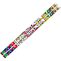 Musgrave Pencil Co. Motivational Pencils, 2.11 mm, #2 Lead, Happy Birthday From Your Teacher, Multicolor, Pack Of 144