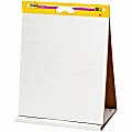 Post-it® Super Sticky Tabletop Easel Pad, 20" x 23", 1 Pad, 20 Sheets/Pad, School Supplies for Classrooms, White 1 thumbnail image