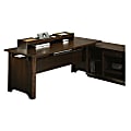 Sauder® Forte Collection Desk Return, 28 3/5"H x 71 1/10"W x 29 1/4"D, Dark Alder