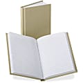 Boorum & Pease Boorum Bound Memo Book - 96 Pages - 4 3/8" x 7" Sheet Size - 0.79" Height x 7.4" Width x 9.8" Length - White Paper - Tan Cover - Hard Cover, Acid-free - 1 Each