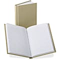 Boorum & Pease Boorum Bound Memo Book - 96 Pages - 4 3/8" x 7" - 0.79" x 7.4" x 9.8" - White Paper - Tan Cover - Hard Cover, Acid-free - 1 Each