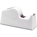 SKILCRAFT® Desktop Tape Dispenser - 3" Core - Serrated Blade, Non-marring, Non-slip Base - Plastic, Rubber - Gray - 1 / Each 1 thumbnail image