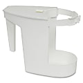 Genuine Joe Toilet Bowl Mop Caddy - 12 / Carton - White 1 thumbnail image