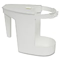 Genuine Joe Toilet Bowl Mop Caddy - 12 / Carton - White