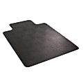 Deflect-O Chair Mat, For Low-Pile Carpet, Rectangular, 46" x 60", Black
