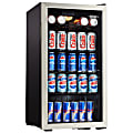 Danby DBC120BLS Beverage Center - 24.70 gal - Glass - 32.6" x 17.5" x 20.1" - Black