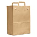 General Paper Grocery Bags, 1/6 BBL, 70 Lb, 17"H x 12"W x 7"D, Kraft, Pack Of 300 Bags