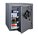 SentrySafe Fire-Safe® Electronic Safe, 1.23 Cu. Ft., Gunmetal Gray