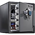 SentrySafe Fire-Safe® Electronic Safe, 1.23 Cu. Ft., Gunmetal Gray 1 thumbnail image