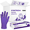 KIMTECH Nitrile Exam Gloves, Medium, Purple, 100 Gloves Per Box, Case Of 10 Boxes 1 thumbnail image