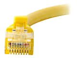 C2G 9ft Cat6 Snagless Unshielded (UTP) Ethernet Network Patch Cable - Yellow - Patch cable - RJ-45 (M) to RJ-45 (M) - 9 ft - UTP - CAT 6 - snagless, stranded - yellow