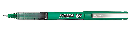 Pilot® Precise V5 Rollerball Pens, Extra-Fine Point, Green Ink, Pack Of 12 Pens 1 thumbnail image