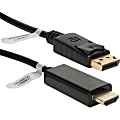 QVS DisplayPort To HDMI Digital A/V Cable, 10' 1 thumbnail image