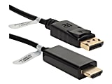 QVS DisplayPort To HDMI Digital A/V Cable, 10' 1 thumbnail image