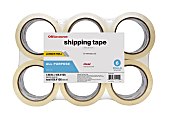 Office Depot® Brand Shipping Packing Tape, 1-7/8" x 109.4 Yd., Clear, Pack Of 6 Rolls 1 thumbnail image