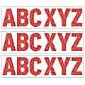Eureka 7" Deco Letters, Red Bandana, 129 Letters Per Pack, Set Of 3 Packs 1 thumbnail image