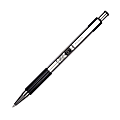Zebra® F-301 Stainless Steel Retractable Ballpoint Pen, Fine Point, 0.7 mm, Stainless Steel Barrel, Black Ink 1 thumbnail image