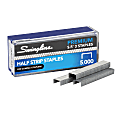 Swingline® S.F.® 3 Premium Staples, 1/4" Half Strip, Box Of 5,000