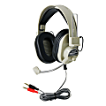HamiltonBuhl™ Deluxe Multimedia HA-66M Over-Ear Headphones With Mic, Tan/Black