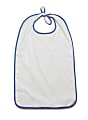 Medline EZ-Tie Terry Clothing Protectors, 21" x 38", White, Pack Of 12 1 thumbnail image
