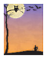 Great Papers! Halloween Who Fall Letterhead, 8.5" x 11", Inkjet and Laser Printer Compatible, 80 count