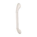 HealthSmart® Contoured Bathroom Safety Grab Bar, 12"H x 2"W x 3"D, White 1 thumbnail image