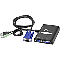 SIIG 1x4 VGA & Audio Splitter - 1 x HD-15 VGA In, 4 x HD-15 VGA Out, 1 x Mini-phone Stereo Audio In, 2 x Mini-phone Stereo Audio Out, 1 x Type A USB - 2560 x 2048