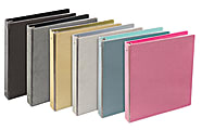 Divoga® Glitter 3-Ring Binder, 1 1/2" Round Rings, Assorted Colors
