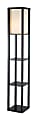 Adesso® Titan Tall Shelf Floor Lamp, 72" H, Black 1 thumbnail image
