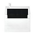 LUX Square Envelopes, 6 1/2" x 6 1/2", Self-Adhesive, Black/White, Pack Of 250 1 thumbnail image