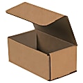 Partners Brand Corrugated Mailers, 7" x 4" x 3", Kraft, Pack Of 50