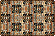 Flagship Carpets Franklin Rectangular Rug, 72" x 108", Chocolate