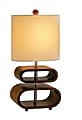 Adesso® Rhythm Table Lamp, 19 1/2"H, Walnut
