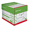 Office Depot® EnviroCopy® Copy Paper, White, Letter (8.5" x 11"), 2500 Sheets Per Case, 20 Lb, 30% Recycled, FSC® Certified, Case Of 5 Reams