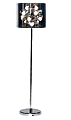 Adesso® Starburst Floor Lamp, 60"H, Chrome