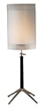 Adesso® Santa Cruz Table Lamp, 31"H, Satin Steel