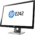HP Business E242 24" Widescreen HD LED LCD Monitor, Black 1 thumbnail image