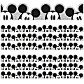 Eureka School Extra-Wide Deco Trim, Mickey Mouse Throwback Peeking, 37’ Per Pack, Set Of 3 Packs 1 thumbnail image