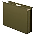Pendaflex® SureHook Extra-Capacity Hanging Pockets, 3 1/2" Expansion, Letter-Size, Standard Green, Pack Of 4 1 thumbnail image