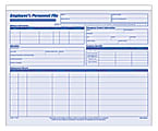 Adams® Employee Record Folders, 9 1/2" x 11 3/4", Folded, Pack Of 20