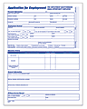 Adams® Application For Employment, 8 1/2" x 11", Pack Of 25