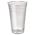 SOLO® Cup Company Ultra Clear™ PET Cold Cups, 24 Oz, Clear, 50 Cups Per Sleeve, Carton Of 12 Sleeves