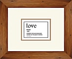 PTM Images Expressions Framed Wall Art, Love II, 16"H x 18"W, Brown 1 thumbnail image
