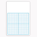 Flipside 1/2" Graph Non-Magnetic Unframed Dry-Erase Whiteboards, 16" x 11" x 1/8", White/Blue, Pack Of 4 1 thumbnail image