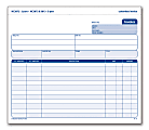 Adams™ 3-Part Carbonless Invoice Form Unit Set, 8 1/2" x 7 7/16", White/Canary/Pink, Pack Of 50 Sets 1 thumbnail image